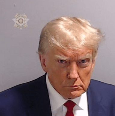 Donald Trump's mugshot. Credit: Fulton County Jail