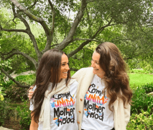 McKee Zajfen shared a photo with Markle on Instagram in May. The pair wore matching T-shirts. The model thanked the Duchess of Sussex for joining a campaign to support expectant and parenting foster youth in Los Angeles. Credit: Instagram.