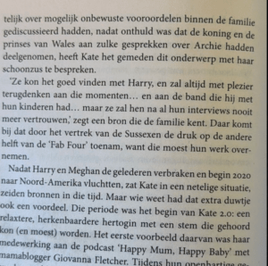 This passage in the Dutch version of Endgame names Kate Middleton and King Charles. Credit: Twitter/RickEversRoyal.