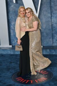 BEVERLY HILLS, CA. March 12, 2023: Ramona Agruma and Rebel Wilson at the 2023 Vanity Fair Oscar Party at the Wallis Annenberg Center. Credit: Featureflash Photo Agency/ Shutterstock.com.