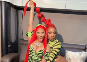 Nicki Minaj is furious over Megan Thee Stallion's new diss track Hiss. Credit: YouTube.