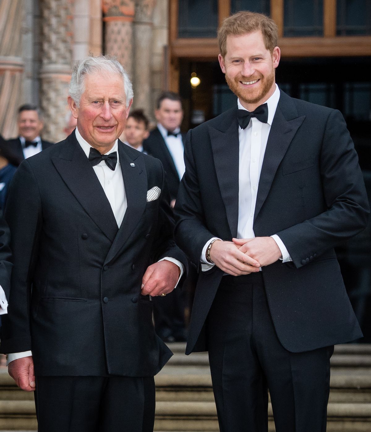 Prince Harry and his father King Charles. Credit: Getty