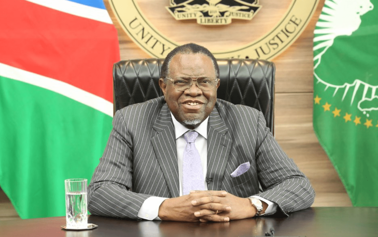 Namibia's late president Hage Gottfried Geingob. Credit: supplied.