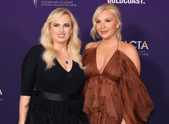 Event host Rebel Wilson and her partner Ramona Agruma at the AACTA Awards. Credit: supplied.