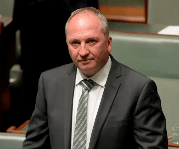Barnaby Joyce blamed mixing a “prescription drug” with alcohol after he was seen lying on his back on a footpath in Canberra mumbling into his phone in a viral video. Credit: supplied.