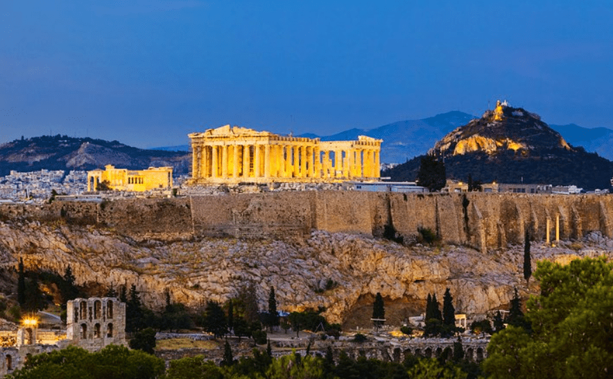 The Acropolis is a rocky mound rising in the heart of modern Athens,. Credit: supplied.