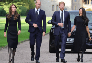 Meghan Markle and Prince Harry have extended support to Kate Middleton amid her cancer battle. Credit: Getty.