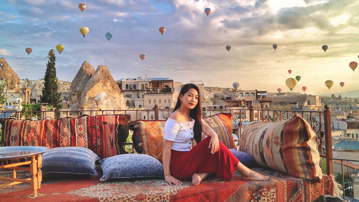 Cappadocia, Turkey is one of the most popular destinations to see hot air balloons. Credit: FemaleNetwork.