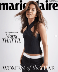 Thattil was named one of Marie Claire magazine's Women Of The Year. Credit: Marie Claire.