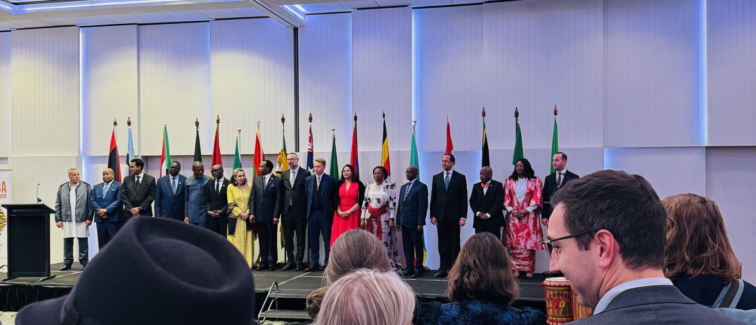 African ambassadors at the 2024 Africa Day celebration in Canberra on May 28th. Credit: Back Cover News.