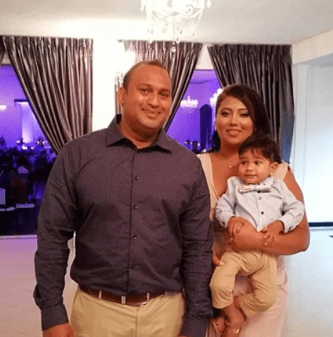 Kathryn with her husband Shadrach Sumaru and their beloved son Isaiah. Credit: supplied.