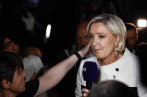 French far-right leader Marine Le Pen's party is recognised for its anti-EU stance, support for Putin, anti-migrant policies, and extreme Islamophobic views. Credit: Reuters.