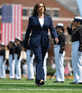 Vice President Kamala Harris is expected to become the official Democratic nominee. Credit: Photo by US Coast Guard Photo / Alamy