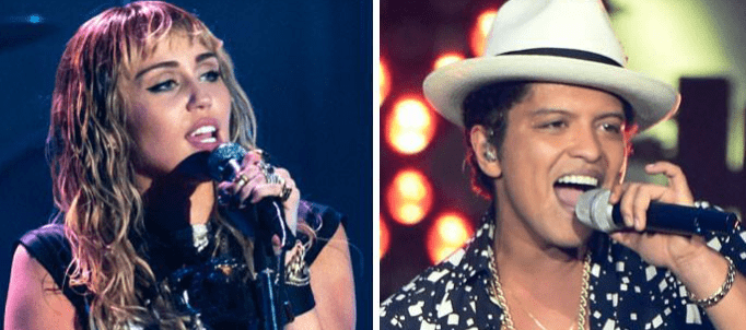 Miley Cyrus is accused of copying Bruno Mars in a new lawsuit. Credit: supplied.