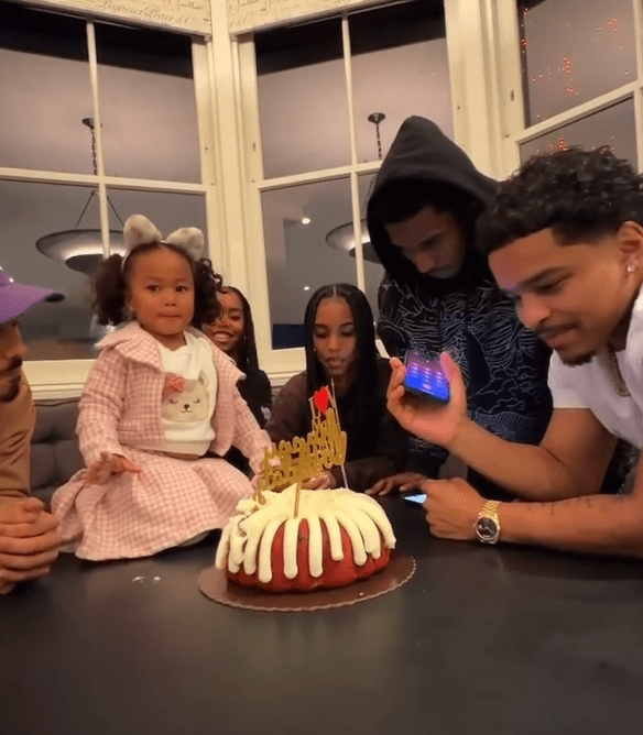 Diddy's children gathered to wish him a happy birthday via phone last week. The hip hop mogul is currently incarcerated at the Metropolitan Detention Center in Brooklyn. Credit: Instagram