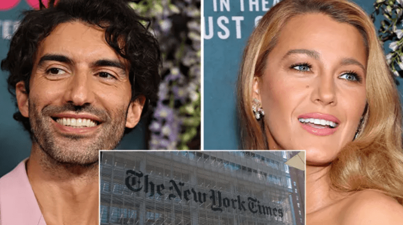 Justin Baldoni is suing The New York Times for $250m over what he alleges was a "hit piece" planted by his co-star Blake Lively, who he is also suing separately for $400m. Credit: Getty