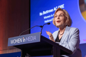 Ita Buttrose AC OBE, Women in Media National Patron. Credit: Women in Media
