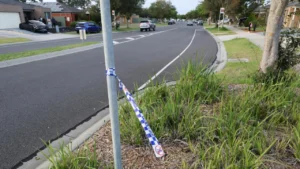 Police and paramedics were called to the scene of the crime at a bus stop in Wyndham Vale on February 19. Credit: supplied.